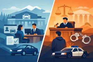 DMV Hearing vs DUII Court in Oregon